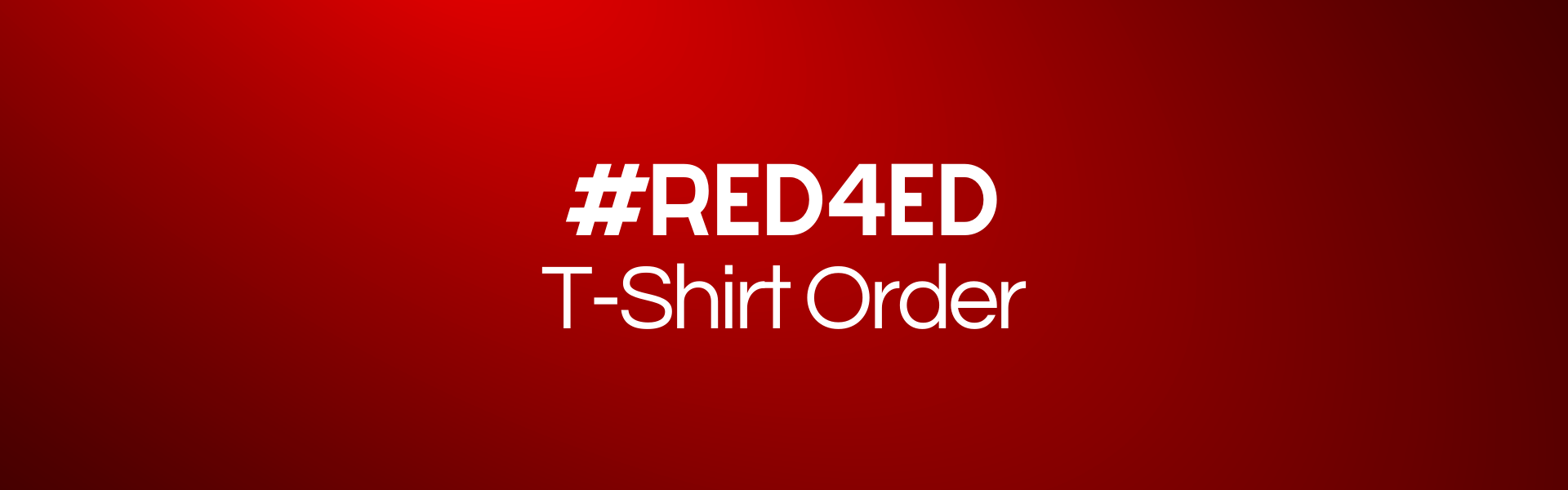 Red 4 Ed Shirt Order