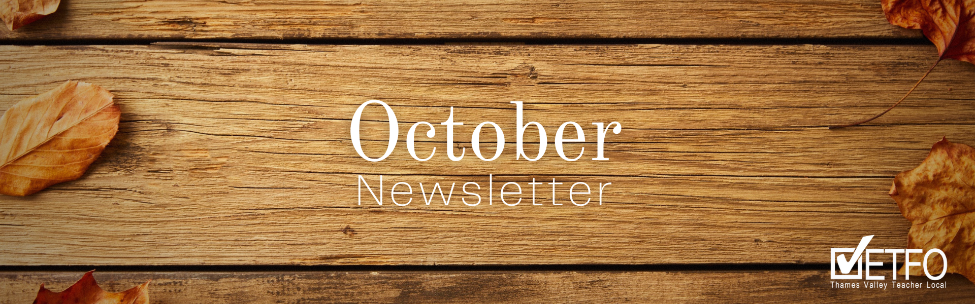 October Newsletter