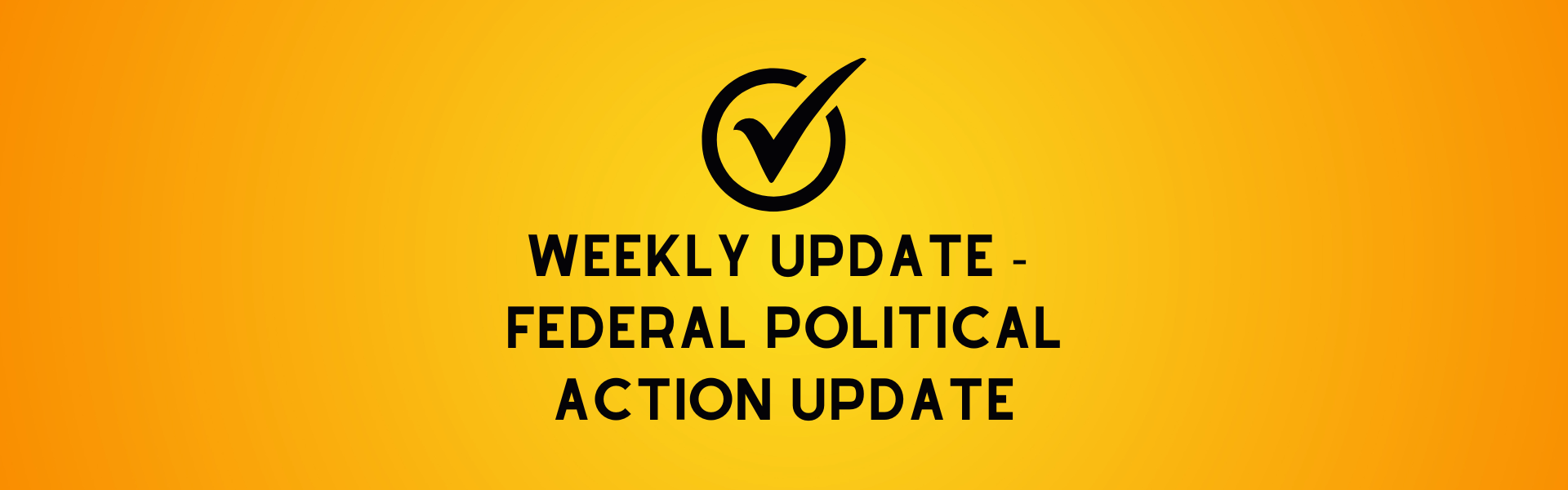 Federal Political Action Header