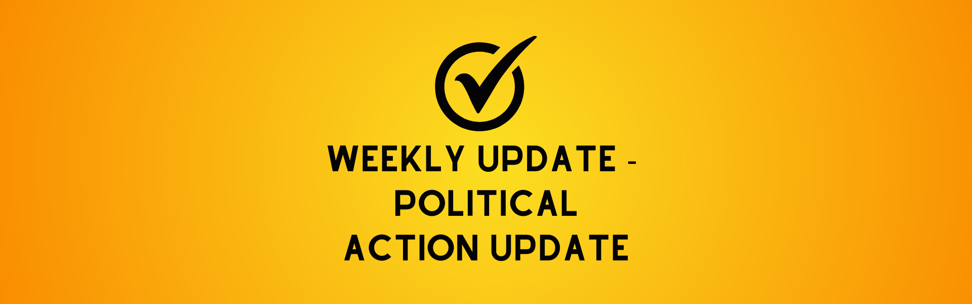 Political Action Update Header