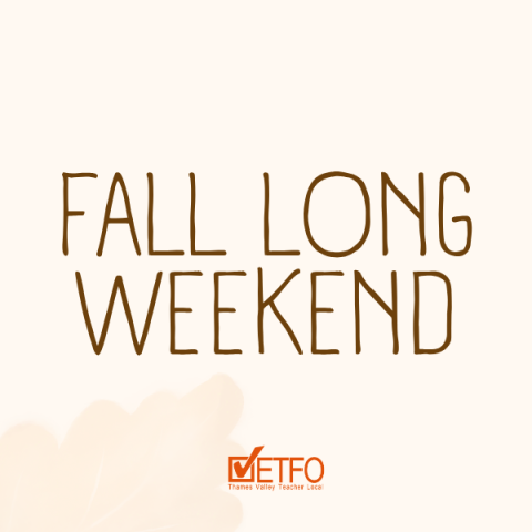 Fall Long Weekend